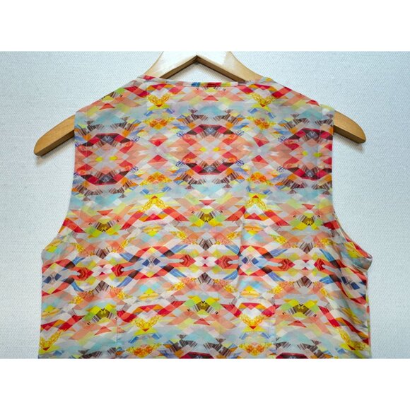 Cabi Avery Aztec Tunic Tank Top Womens Size S Multicolor Geo Sleeveless Boho - Picture 12 of 14